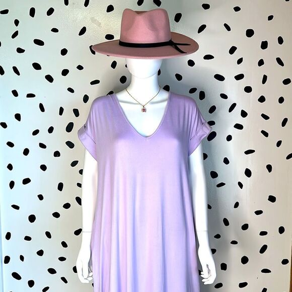 Entro, Lavender Maxi Dress, M - Picture 1 of 7